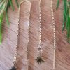 Boucles d'Oreilles Etoiles Dorées